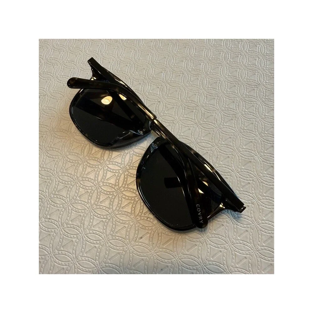 Covry Vega Black Sunglasses with Case and Accessories